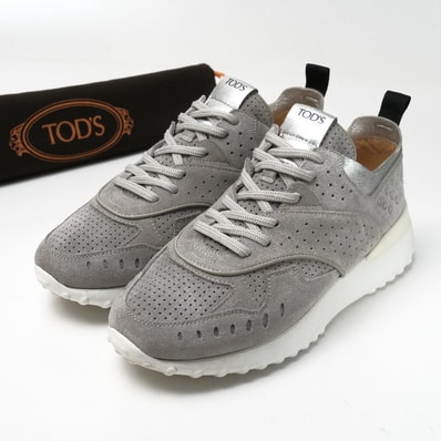 TOD'S トッズ スニーカー サイズ38 スエード ローカット ブランド古着【中古】20260515/RA9036