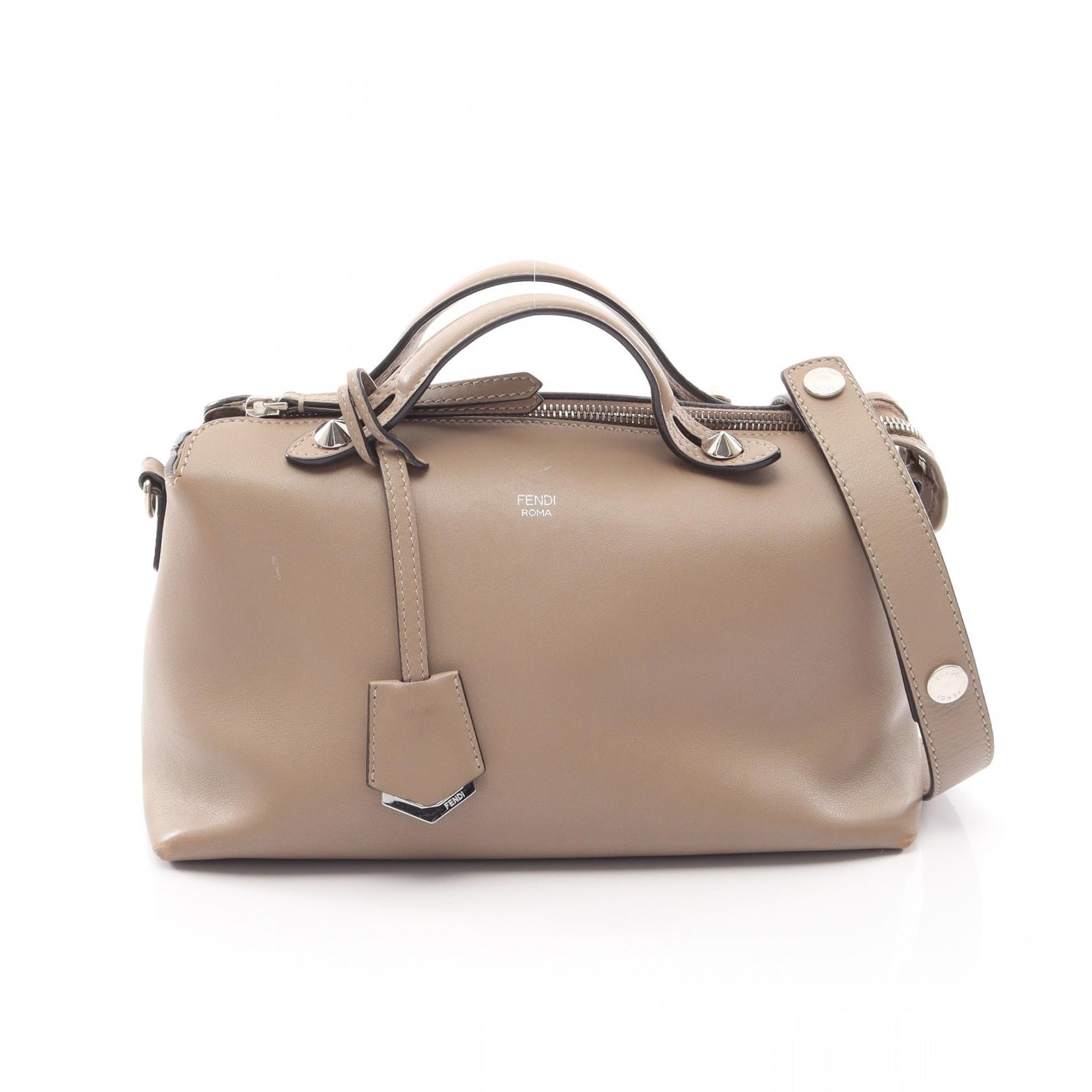 フェンディ FENDI BY THE WAY MEDIUM バイザウェイ ミディアム 2WAY ハンドバッグ バッグ レザー レディース ベージュ系 8BL124 【中古】