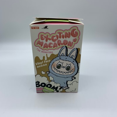POP MART THE MONSTERS (LABUBU) Exciting Macaron Plush Series TOFFEE
