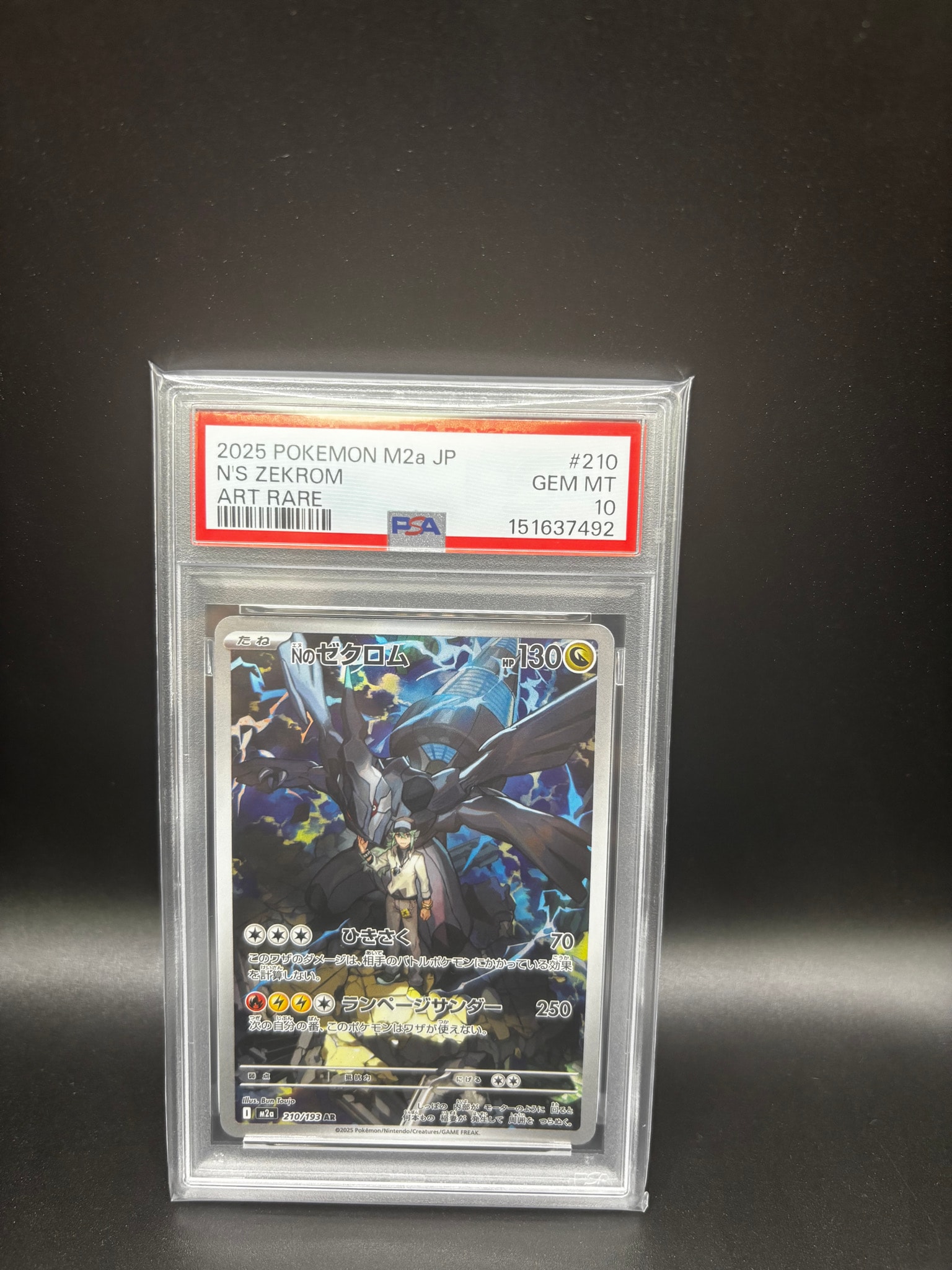 Nのゼクロム AR [M2a 210/193](ハイクラスパック「MEGAドリームex」)