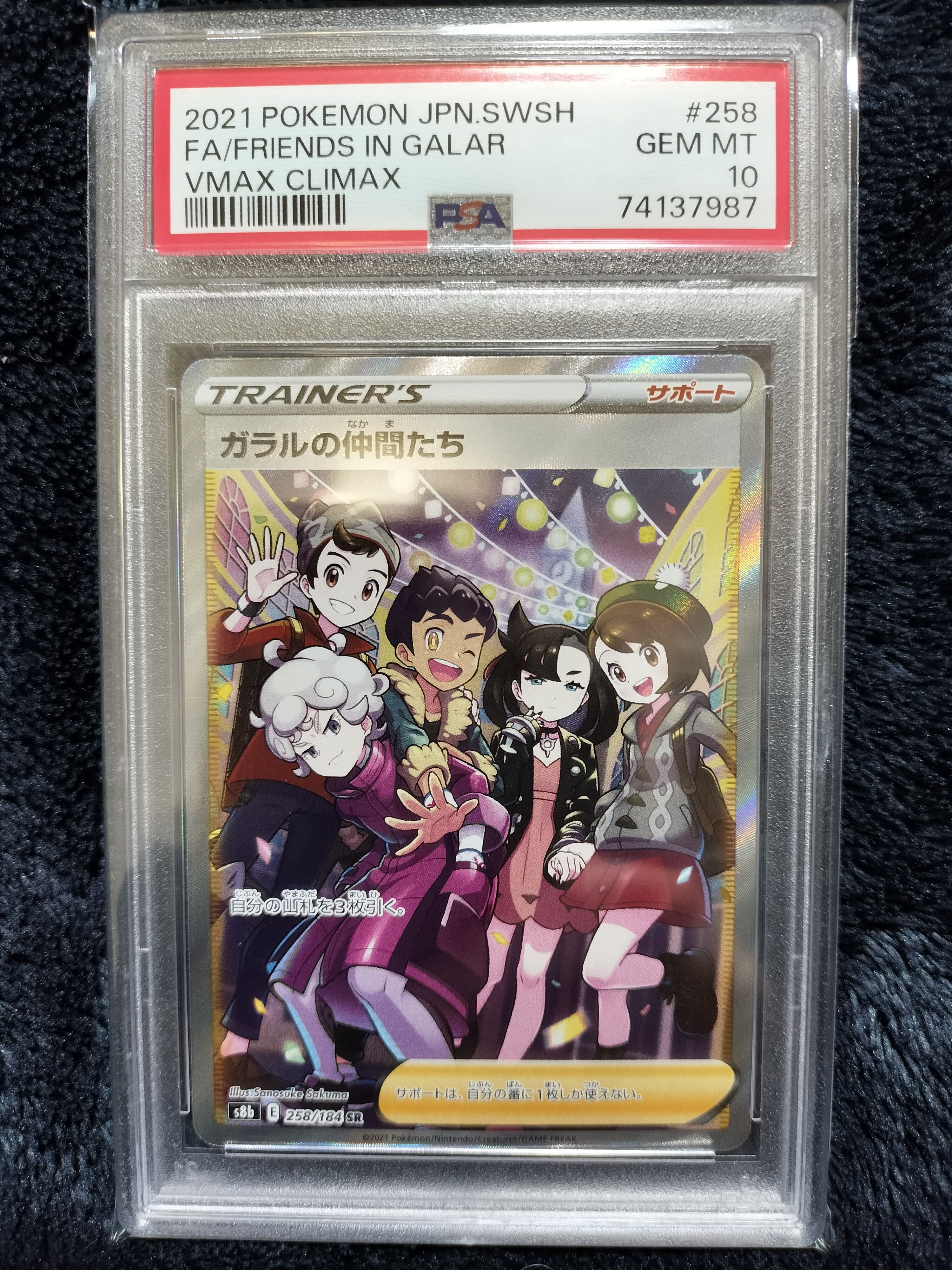 ガラルの仲間たち SR[S8b 258/184](ハイクラスパック「VMAXクライマックス」)
