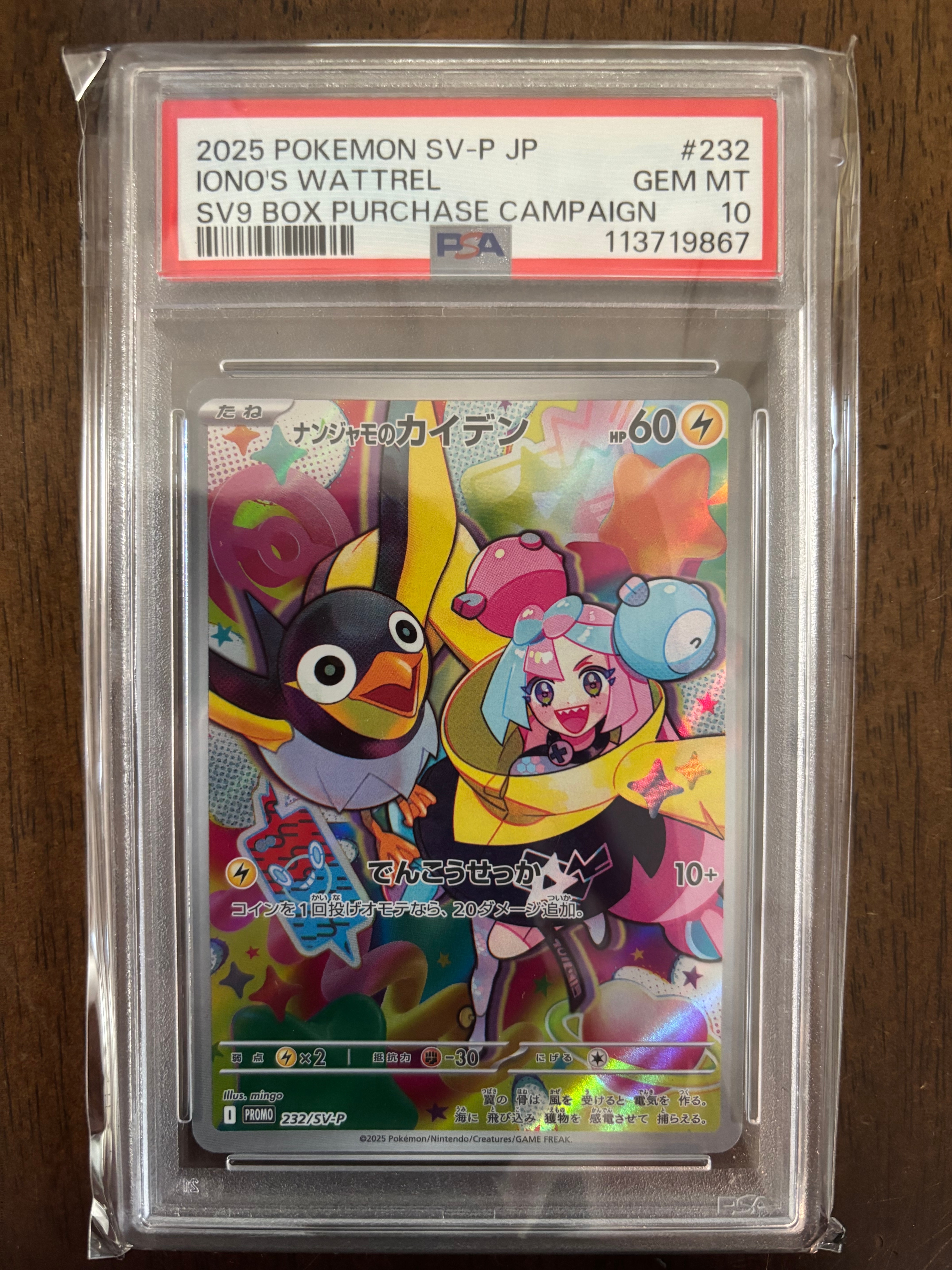 ナンジャモのカイデン P [SV-P 232](プロモーションカード「拡張パック バトルパートナーズ Box購入キャンペーン」)