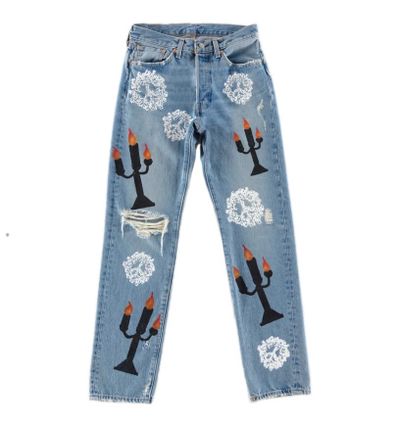 DENIM TEARS MESSAGE IN A TEAR PRINTED