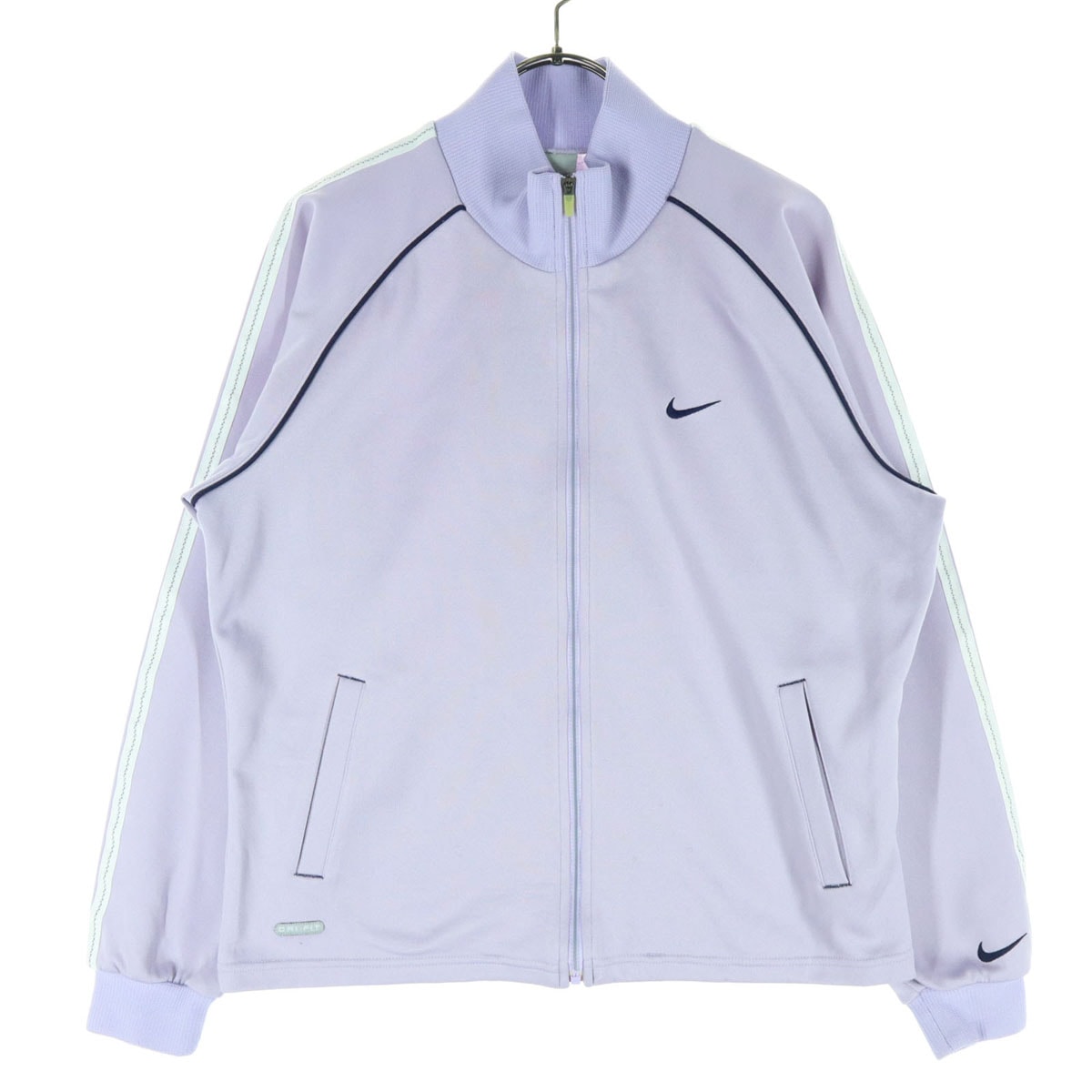 NIKE ナイキ ワンポイントロゴ 長袖 トラックジャケット M パープル