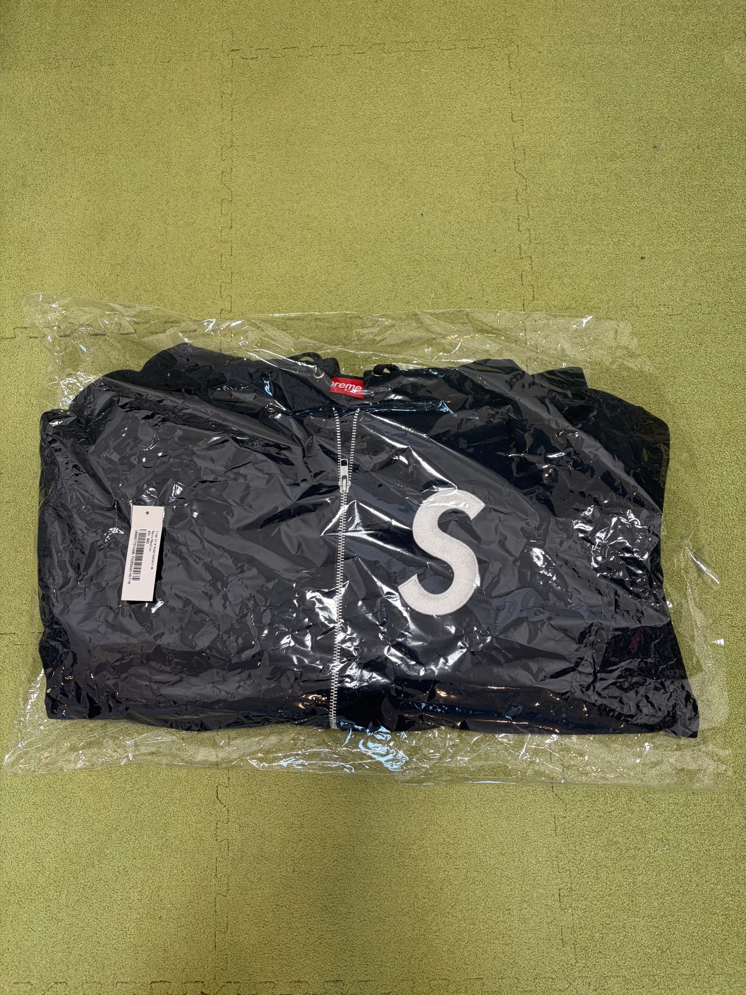 Supreme S Logo Zip Up Hooded Sweatshirt (25FW) "Navy"