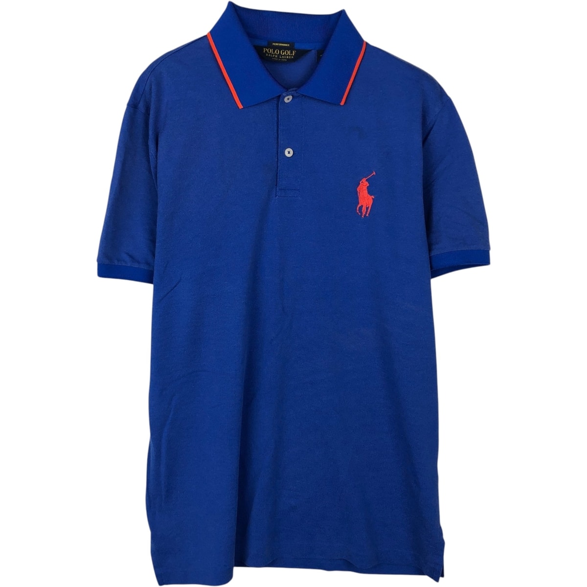 古着 ラルフローレン Ralph Lauren POLO GOLF ポロゴルフ ビッグポニー 半袖 ポロシャツ メンズM相当/eaa644722