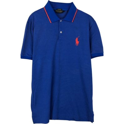 古着 ラルフローレン Ralph Lauren POLO GOLF ポロゴルフ ビッグポニー 半袖 ポロシャツ メンズM相当/eaa644722