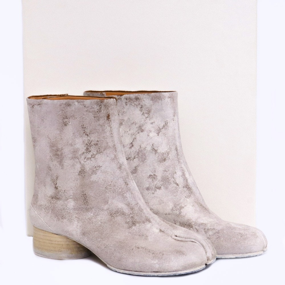 未使用 MAISON MARGIELA 足袋ブーツ ペンキ