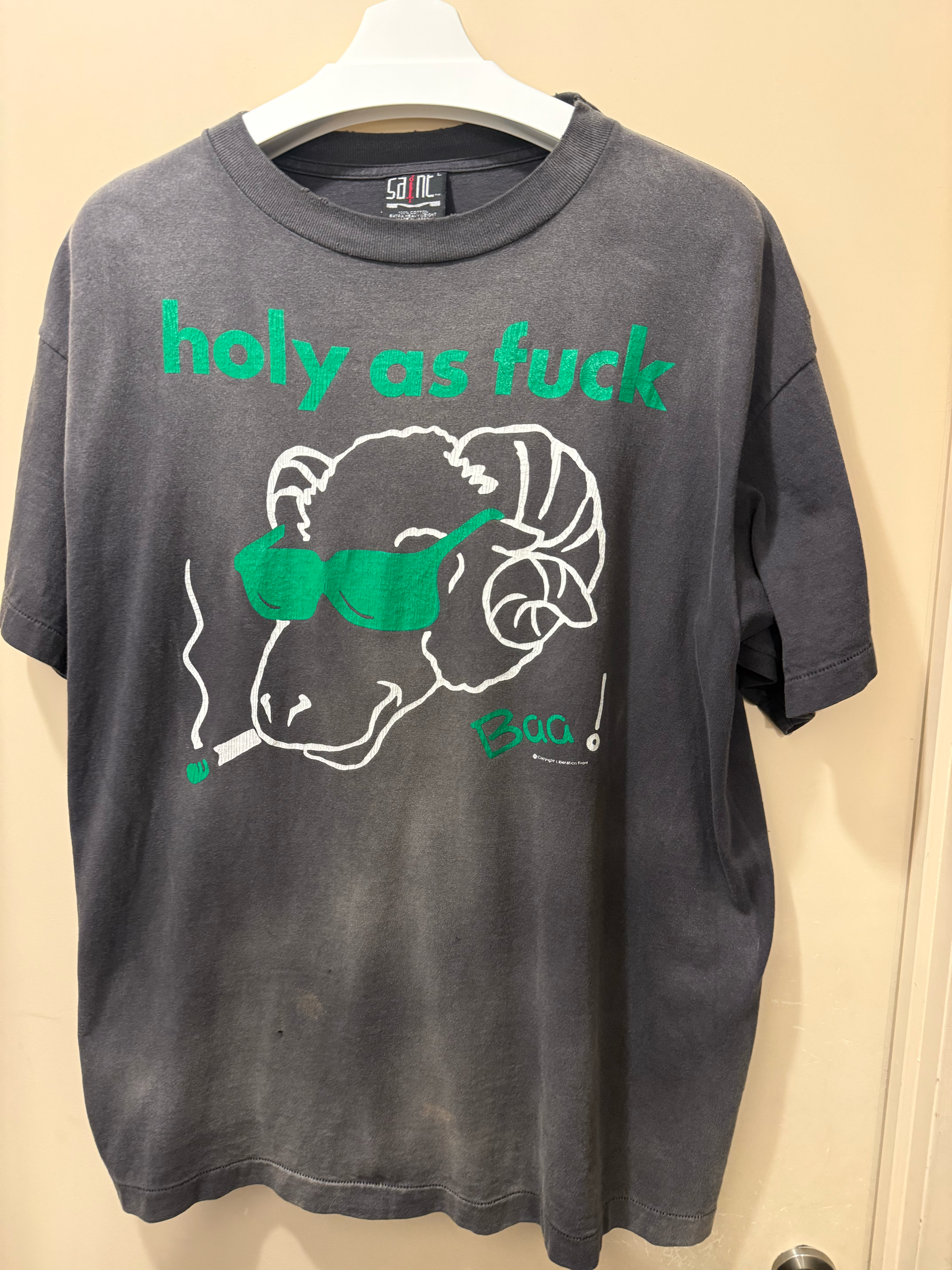 SAINT Mxxxxxx SS Tee_Baa "Black"