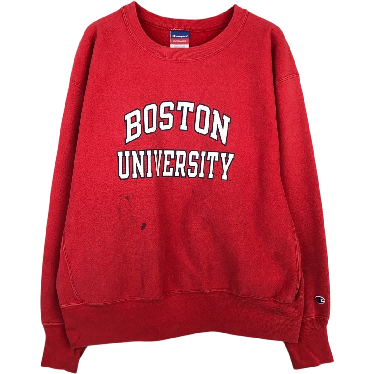 古着 チャンピオン Champion REVERSE WEAVE リバースウィーブ BOSTON ボストン大学 カレッジスウェットシャツ トレーナー メンズXL相当/eaa624626