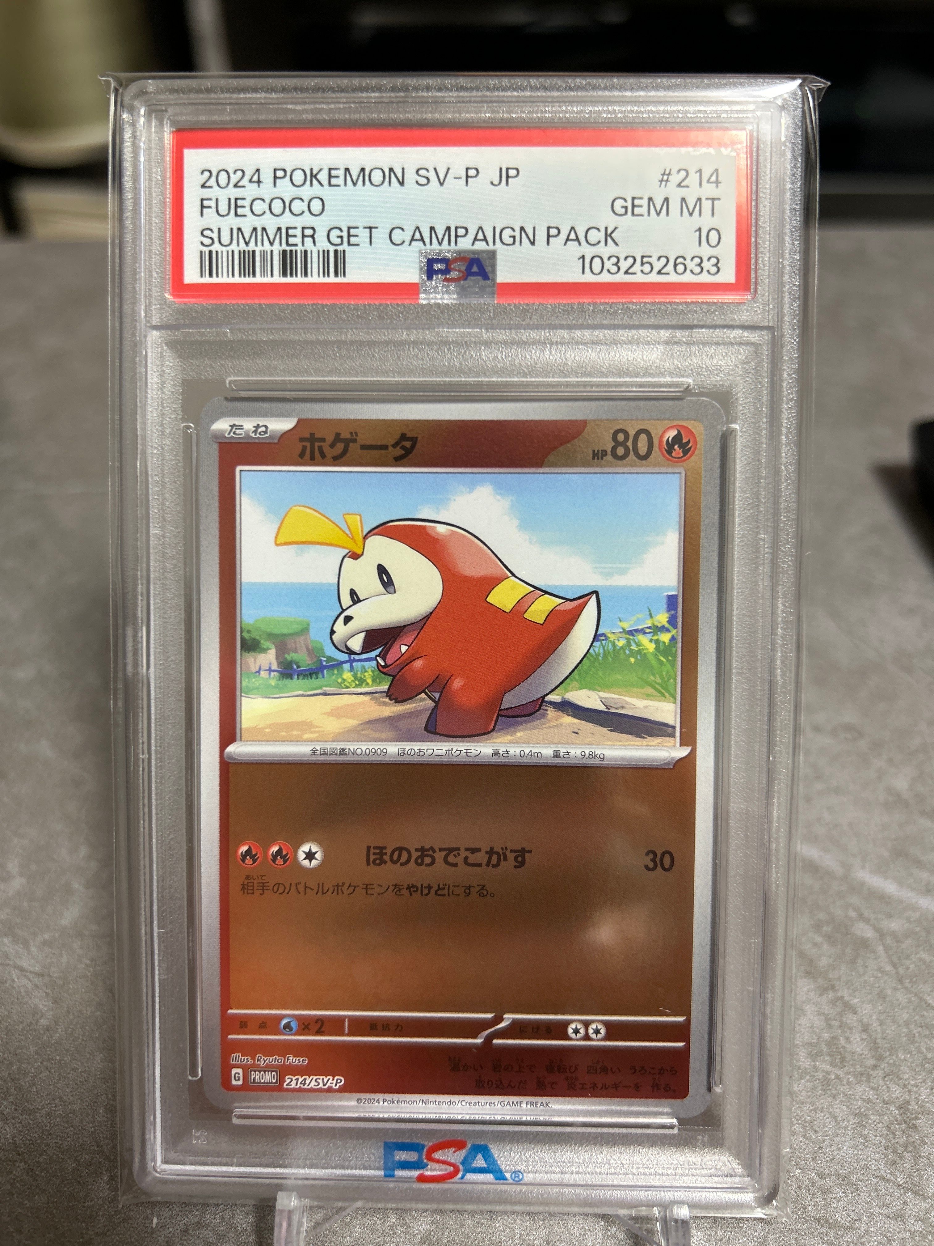 ホゲータ P [SV-P 214](プロモカードパック「ポケカの夏がキタ！プロモ
