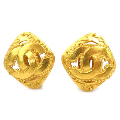 シャネル CHANEL イヤリング ココマーク メタル ゴールド レディース【中古】 e62012i
