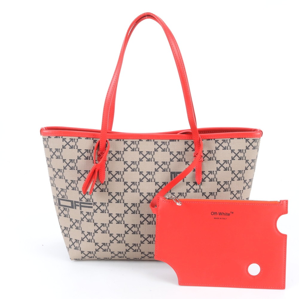 ■美品 オフホワイト Day Off モノグラムトート バッグ