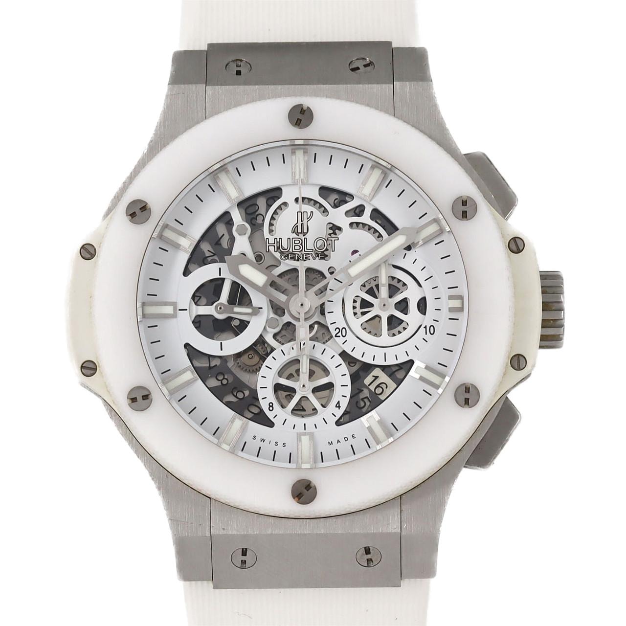 【ノーメンテナンス還元価格】ウブロ ビッグバン・アエロバンオールホワイト LIMITED 311.SH.2010.RW.JSM12 SSXセラミック 自動巻
