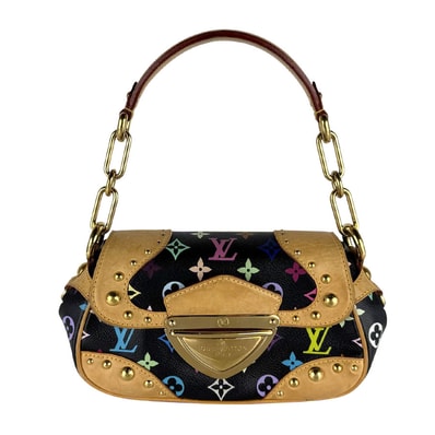 ルイ ヴィトン LOUIS VUITTON ハンドバッグ モノグラム マルチカラー マリリン モノグラムマルチカラー ノワール レディース M40128【中古】 z10137