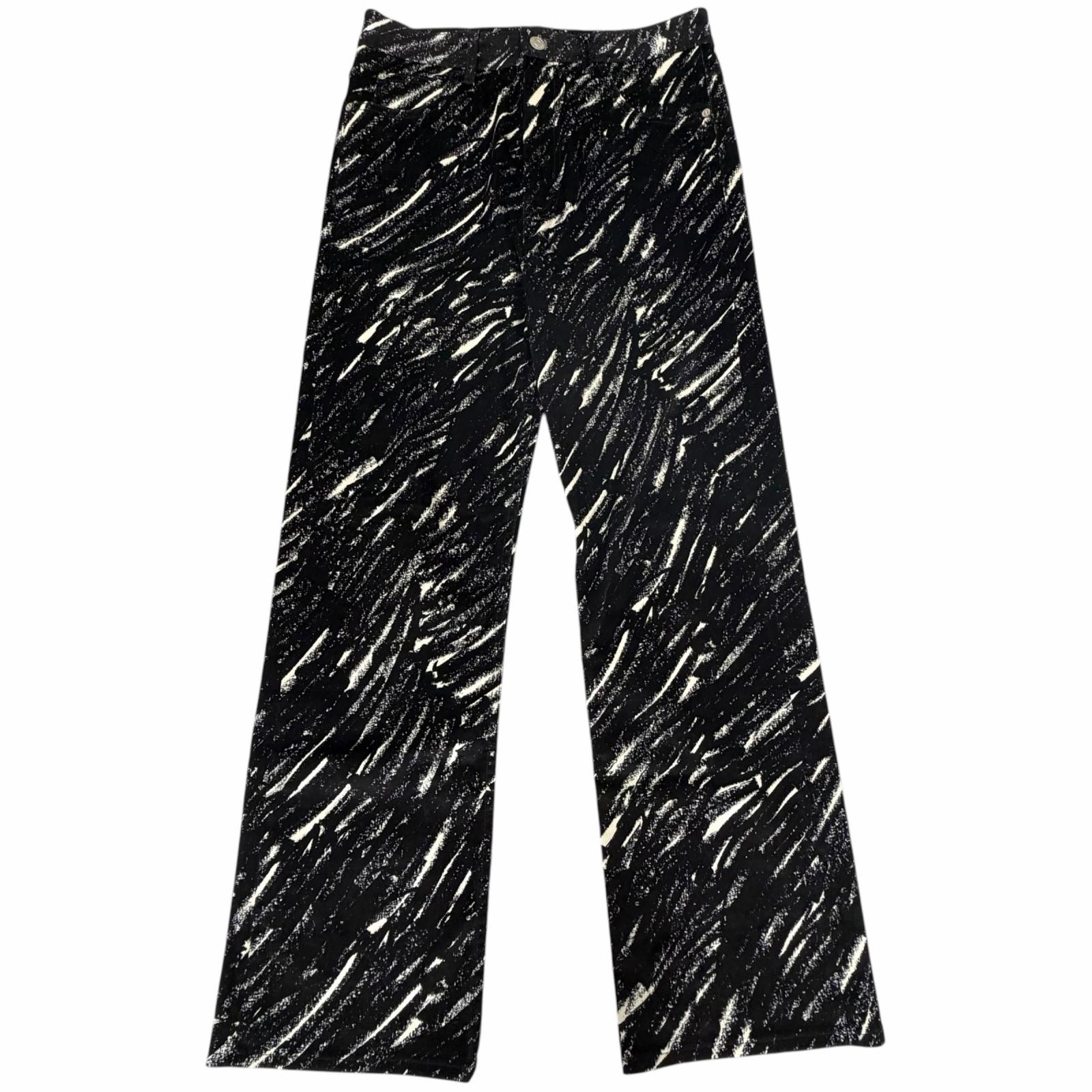 極美品 マルニ パンツ Crayon Flocked Velvet