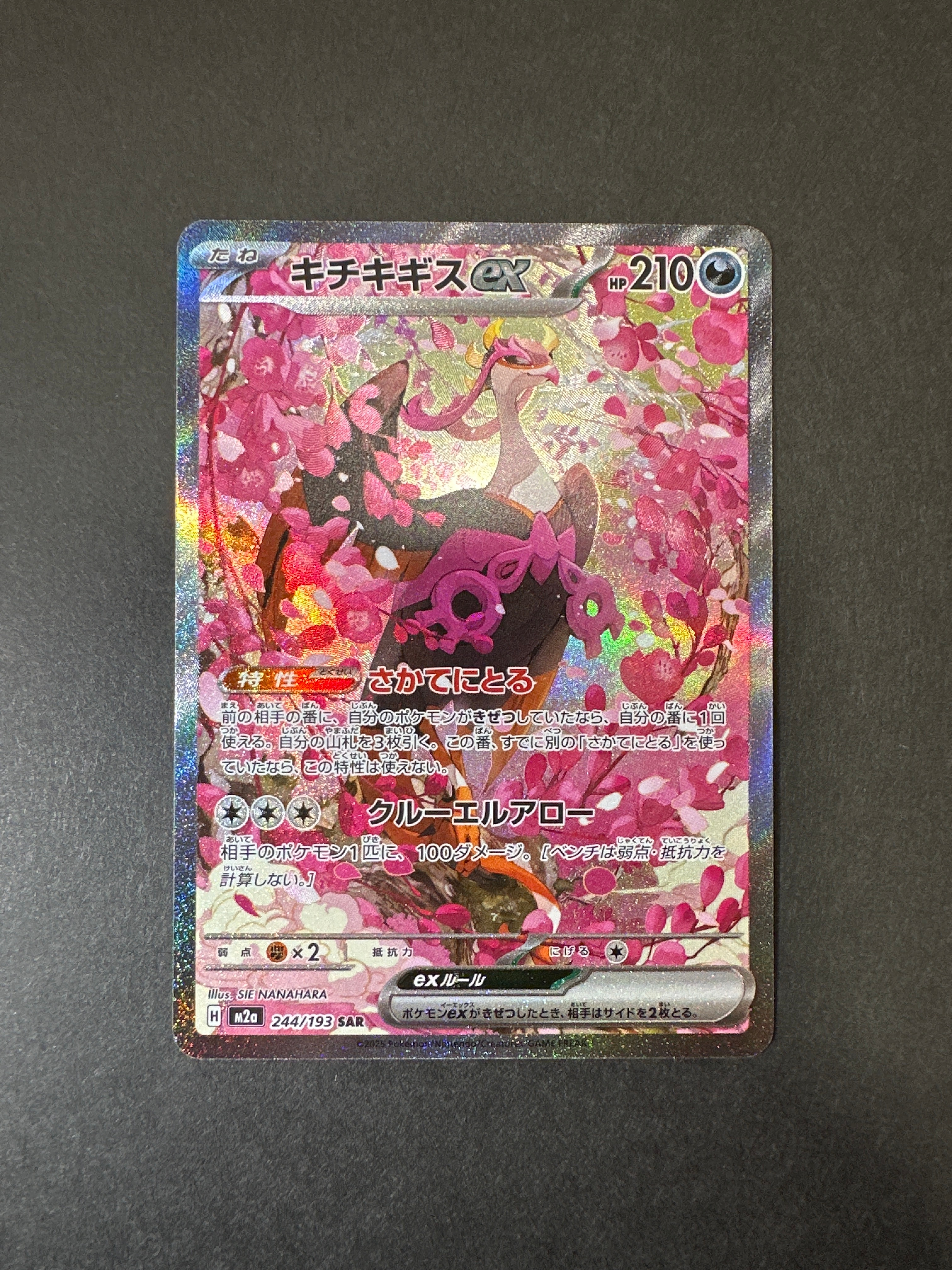 キチキギスex SAR [M2a 244/193](ハイクラスパック「MEGAドリームex」)