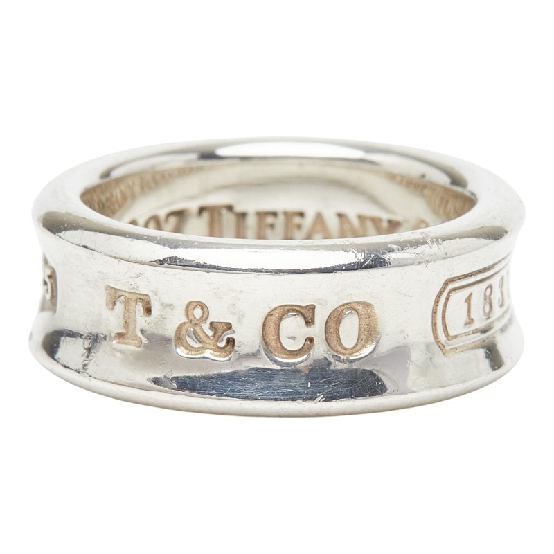 ティファニー 1837 ナロー リング リング 指輪 SV925 シルバー レディース TIFFANY&Co. 中古