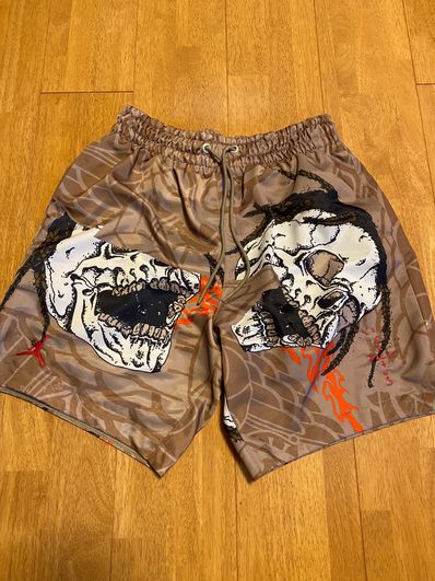 Air Jordan x Travis Cactus Jack Pool Short "Khaki Desert"
