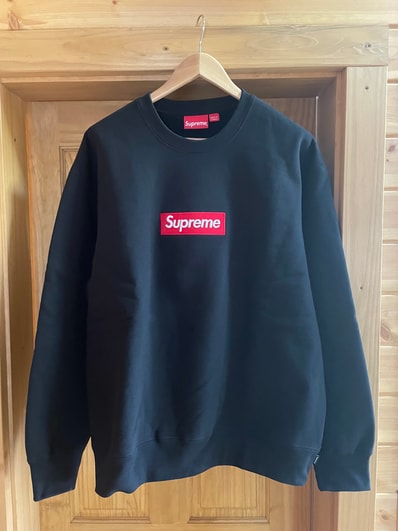 Supreme Box Logo Crewneck "Black" (22FW)