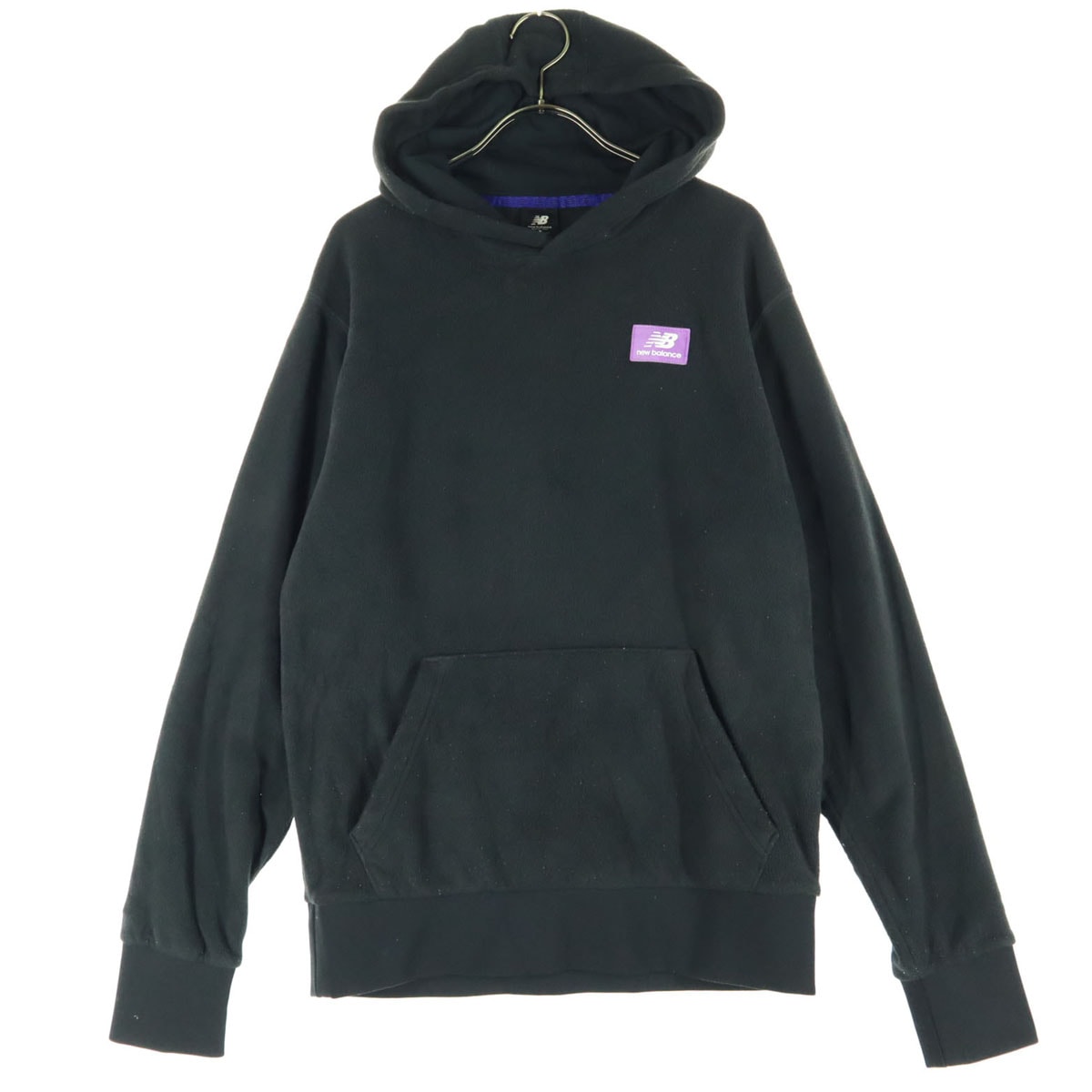 NEW BALANCE ニューバランス 長袖 パーカー S ブラック