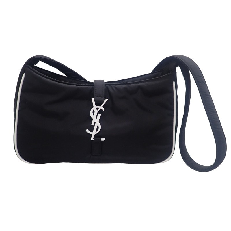 サンローラン SAINT LAURENT LE 5A7 クロスボディ 733294 FABI1 ショルダーバッグ ナイロン ブラック メンズ レディース【中古】【Aランク】