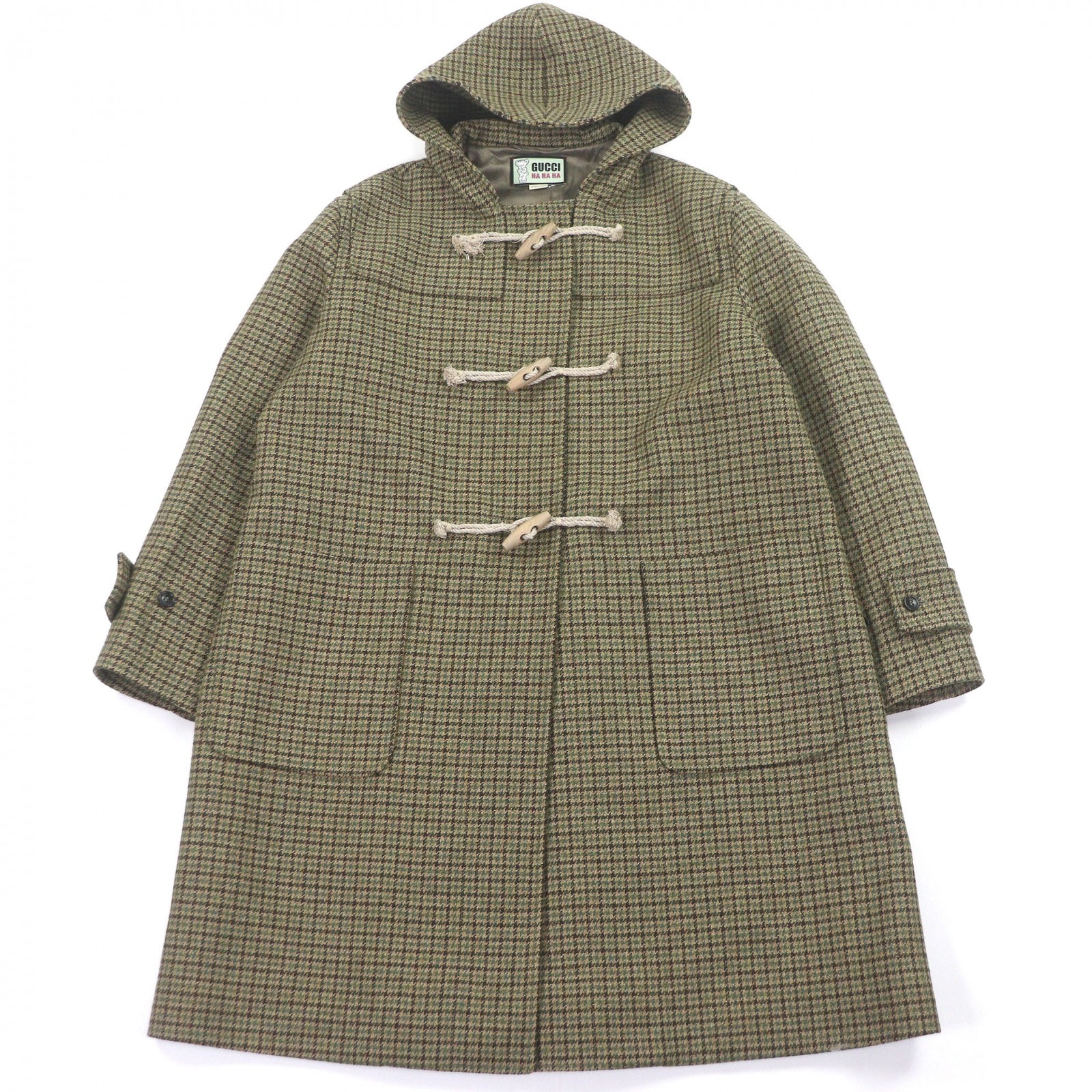 極美品 グッチ ダッフルコート ベージュ メンズ 48 702516