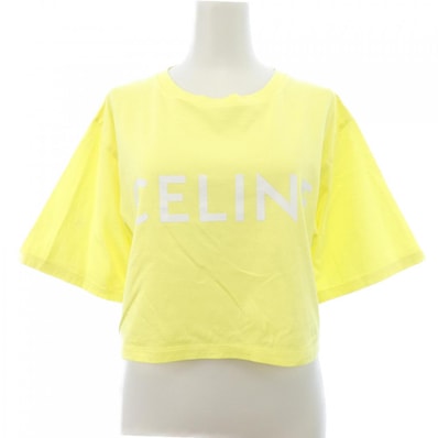 セリーヌ CELINE CELINEプリント クロップドTシャツ 2X761671Q Tシャツ