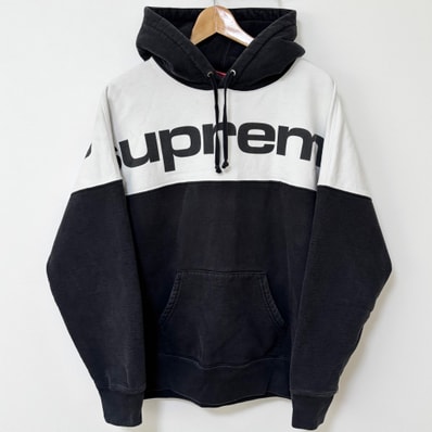 Supreme Blocked Hooded Sweatshirt ブラック 黒 シュプリーム パーカー ブロック