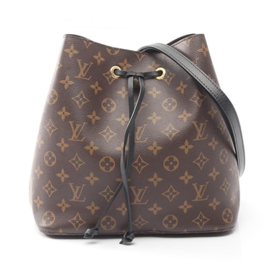 ルイ・ヴィトン LOUIS VUITTON ネオノエ ショルダーバッグ バッグ PVCコーティングキャンバス レザー モノグラム ノワール レディース ブラウン系 / ブラック系 M44020 【中古】
