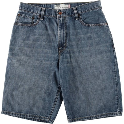 古着 リーバイス Levi's 569 LOOSE STRAIGHT デニムショーツ ハーフパンツ ジョーツ メンズw34相当/eaa637086
