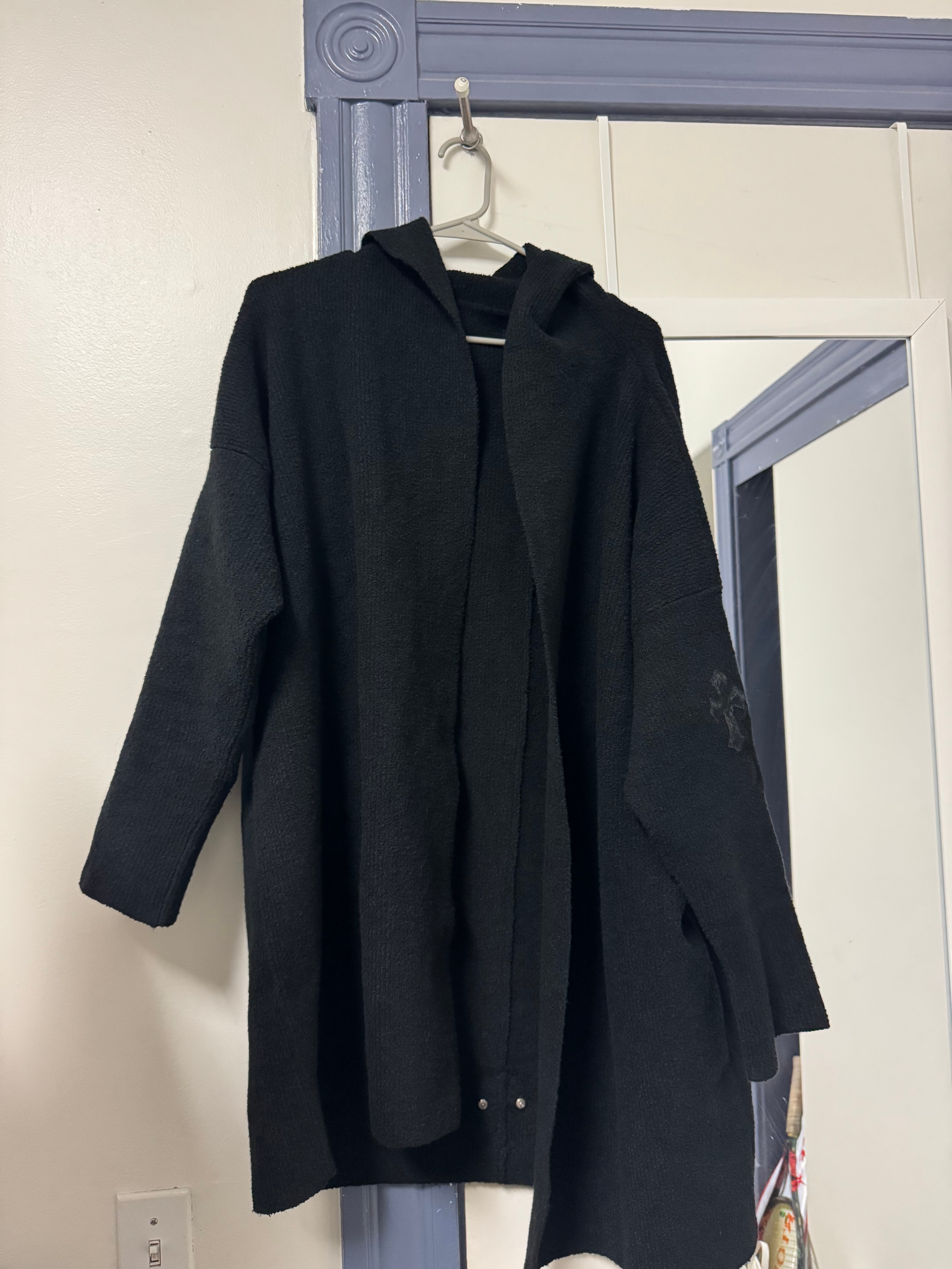 Chrome Hearts ハラコパッチ コットン ガウン カーディガン