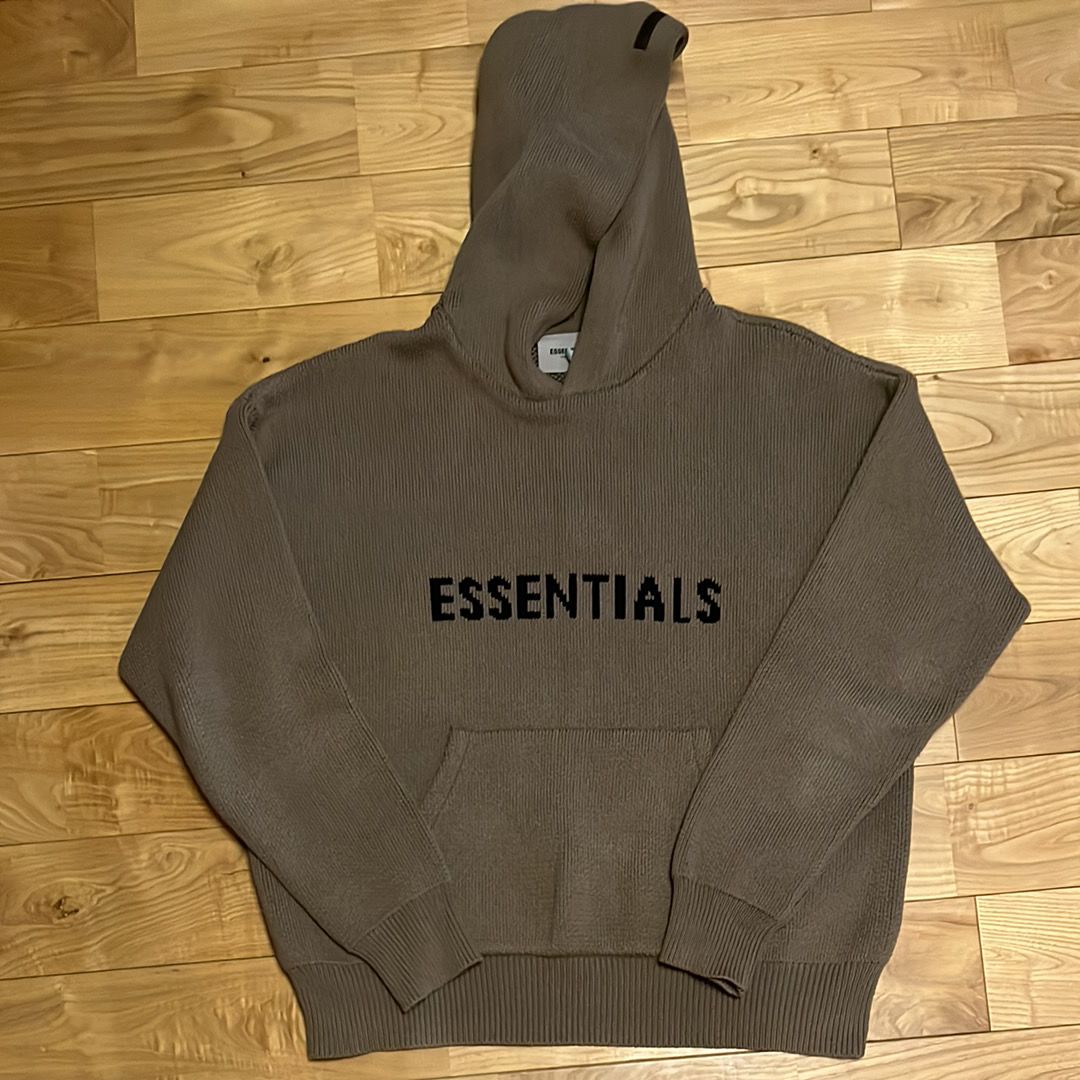 FEAR OF GOD ESSENTIALS Knit Pullover "Taupe"