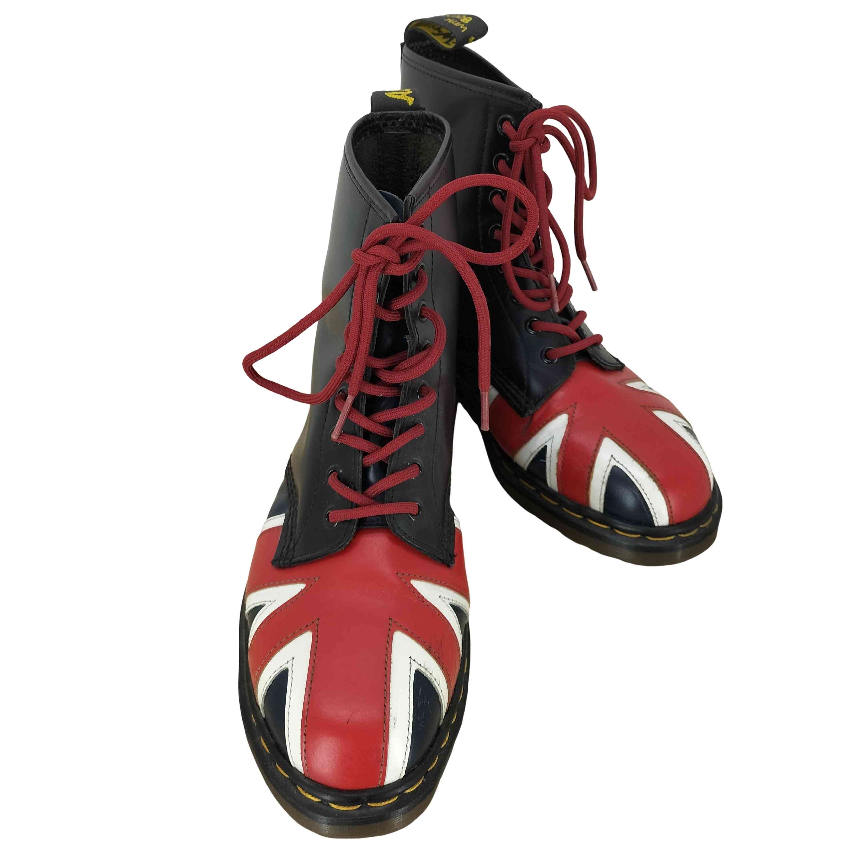D (傷や汚れあり)】MADE IN ENGLAND 英国製 ユニオンジャック 8ホール