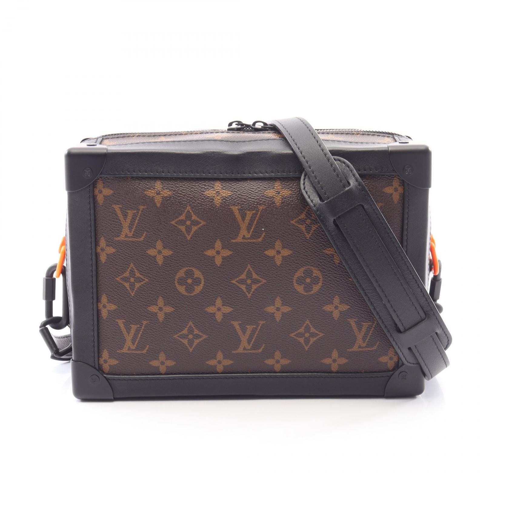 ルイ・ヴィトン LOUIS VUITTON ソフトトランク モノグラムソーラーレイ ショルダーバッグ バッグ PVCコーティングキャンバス レザー メンズ ブラウン系 M44478 【中古】