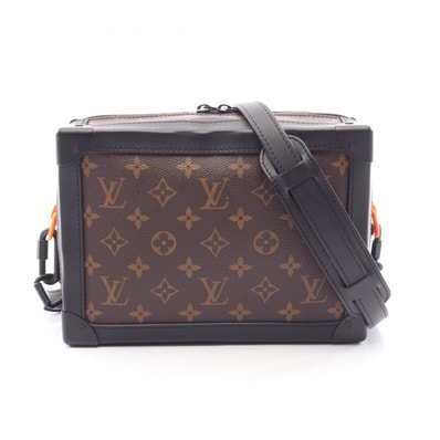 ルイ・ヴィトン LOUIS VUITTON ソフトトランク モノグラムソーラーレイ ショルダーバッグ バッグ PVCコーティングキャンバス レザー メンズ ブラウン系 M44478 【中古】