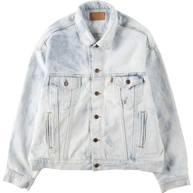 古着 ~90年代 リーバイス Levi's 70507-0219 デニムジャケット Gジャン USA製 メンズXL相当 ヴィンテージ/eaa634791