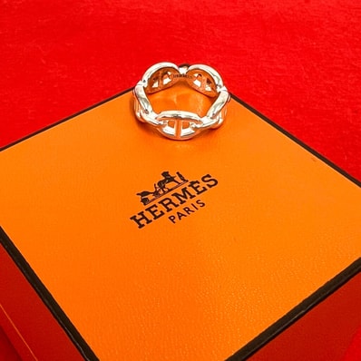 HERMES エルメス シェーヌダンクル アンシェネ リング シルバー925 リング・指輪 11.5号 シルバー
39656