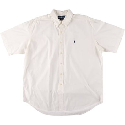 古着 ラルフローレン Ralph Lauren BLAKE 半袖 ボタンダウンシャツ メンズXL相当/eaa556660