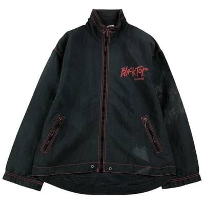 古着 90年代 リーボック Reebok BLACK TOP ナイロンジャケット メンズL相当 ヴィンテージ/eaa611925