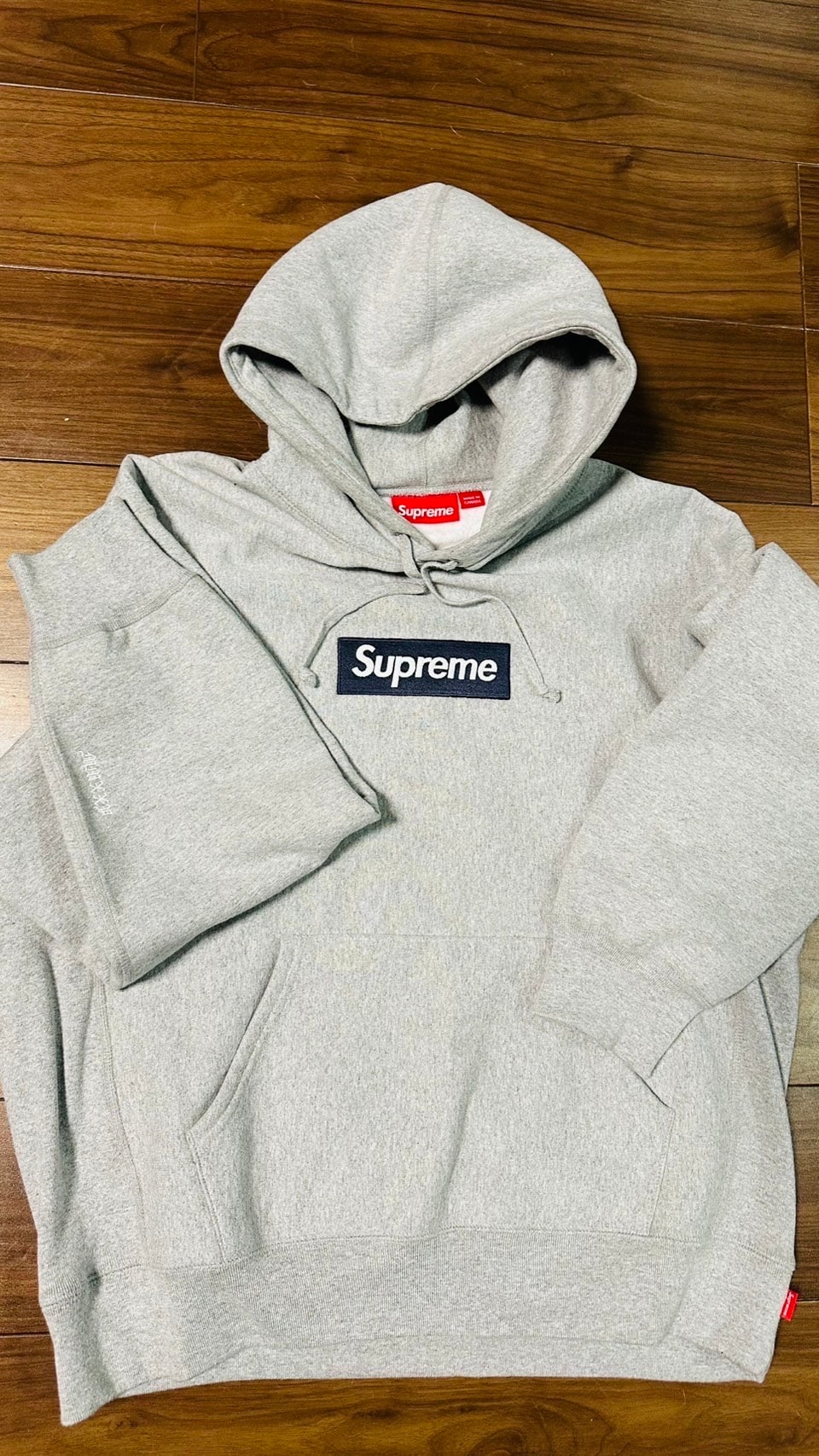 Supreme Box Logo Hooded Sweatshirt (25FW) "Heather Grey"