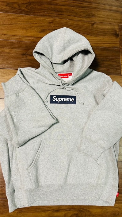 Supreme Box Logo Hooded Sweatshirt (25FW) "Heather Grey"