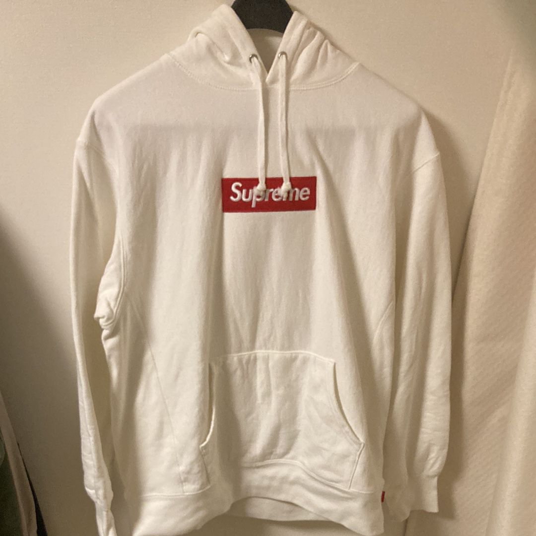 Supreme Box Logo Hooded Sweatshirt "White" (21FW)