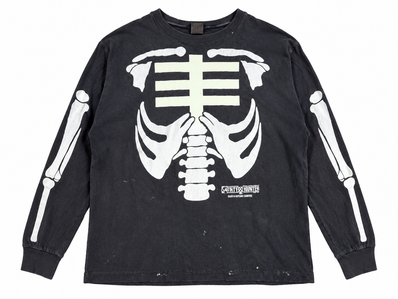 SAINT Mxxxxxx x BOUNTY HUNTER BH LS T-Shirt Bone "Black"