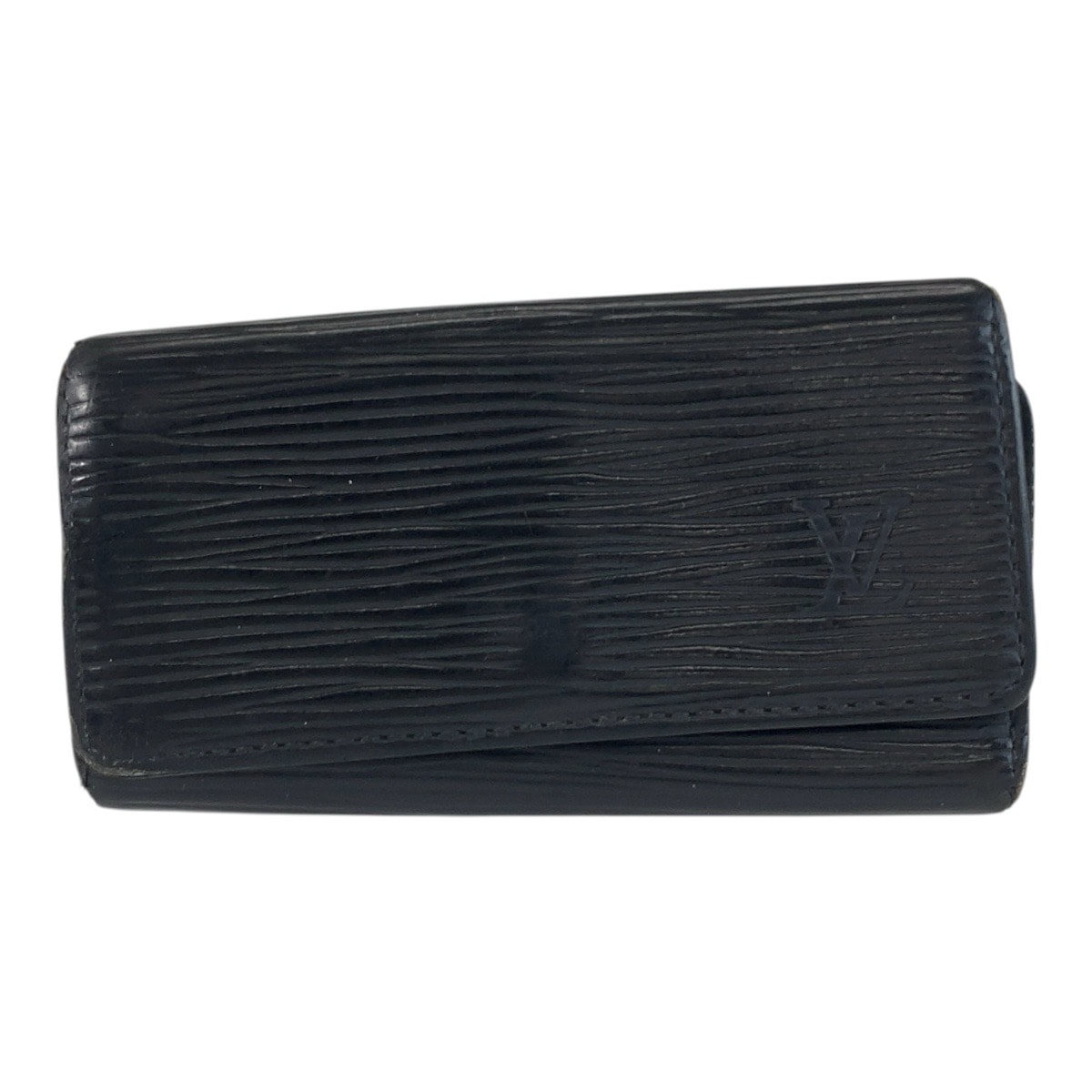 LOUIS VUITTON ルイ ヴィトン エピ ミュルティクレ4 ブラック 黒 ゴールド金具 レザー キーケース 4連 603652 【中古】