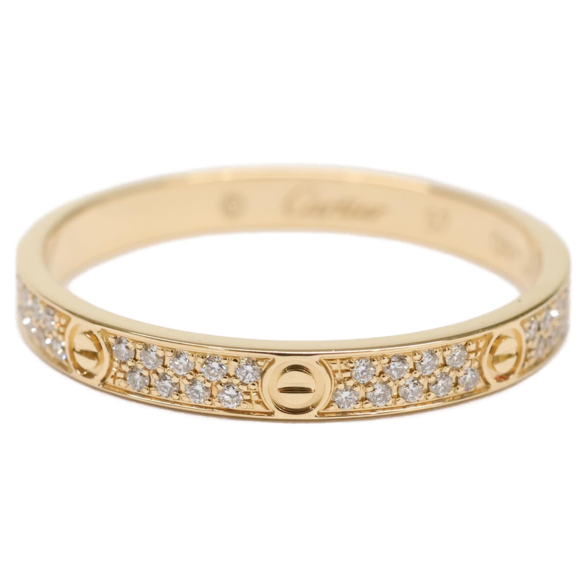 カルティエ 仕上げ済み B4218000 750 パヴェダイヤ ミニラブ 57