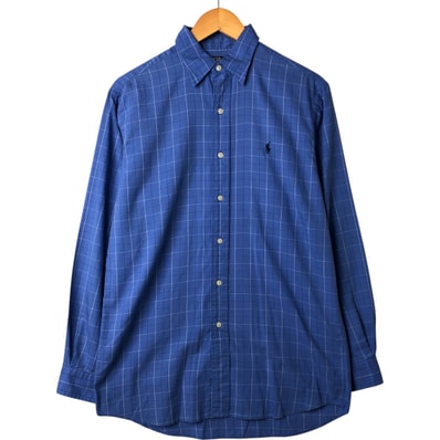 古着 ラルフローレン Ralph Lauren POLO RALPH LAUREN LOWELL SPORT 長袖 ボタンダウンチェックシャツ メンズS相当/eaa563745