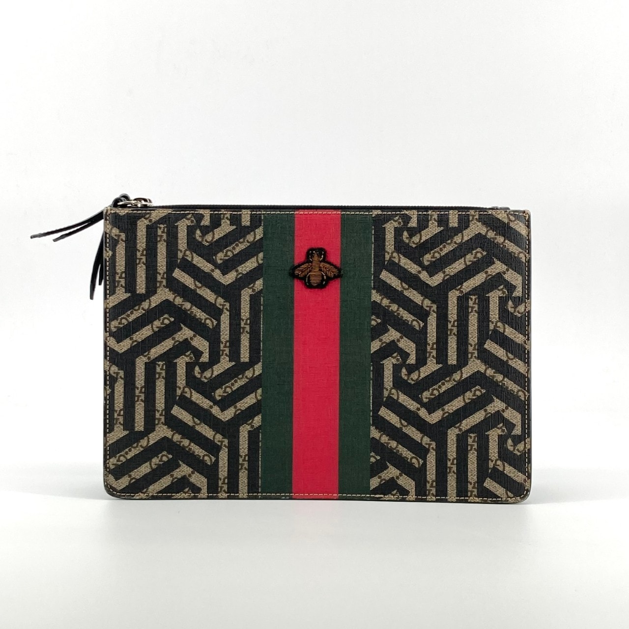 GUCCI(グッチ) GGカレイド ビー ウェブ 2WAY 450953 ショルダーバッグ ブラウン×レッド