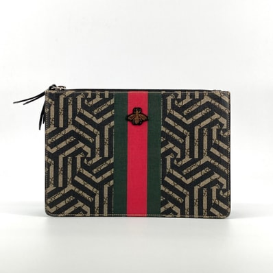 GUCCI(グッチ) GGカレイド ビー ウェブ 2WAY 450953 ショルダーバッグ ブラウン×レッド