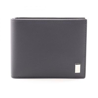 ダンヒル Dunhill 二つ折り財布 財布 レザー メンズ ブラック系 DU19F2F32AT001R 【新品】